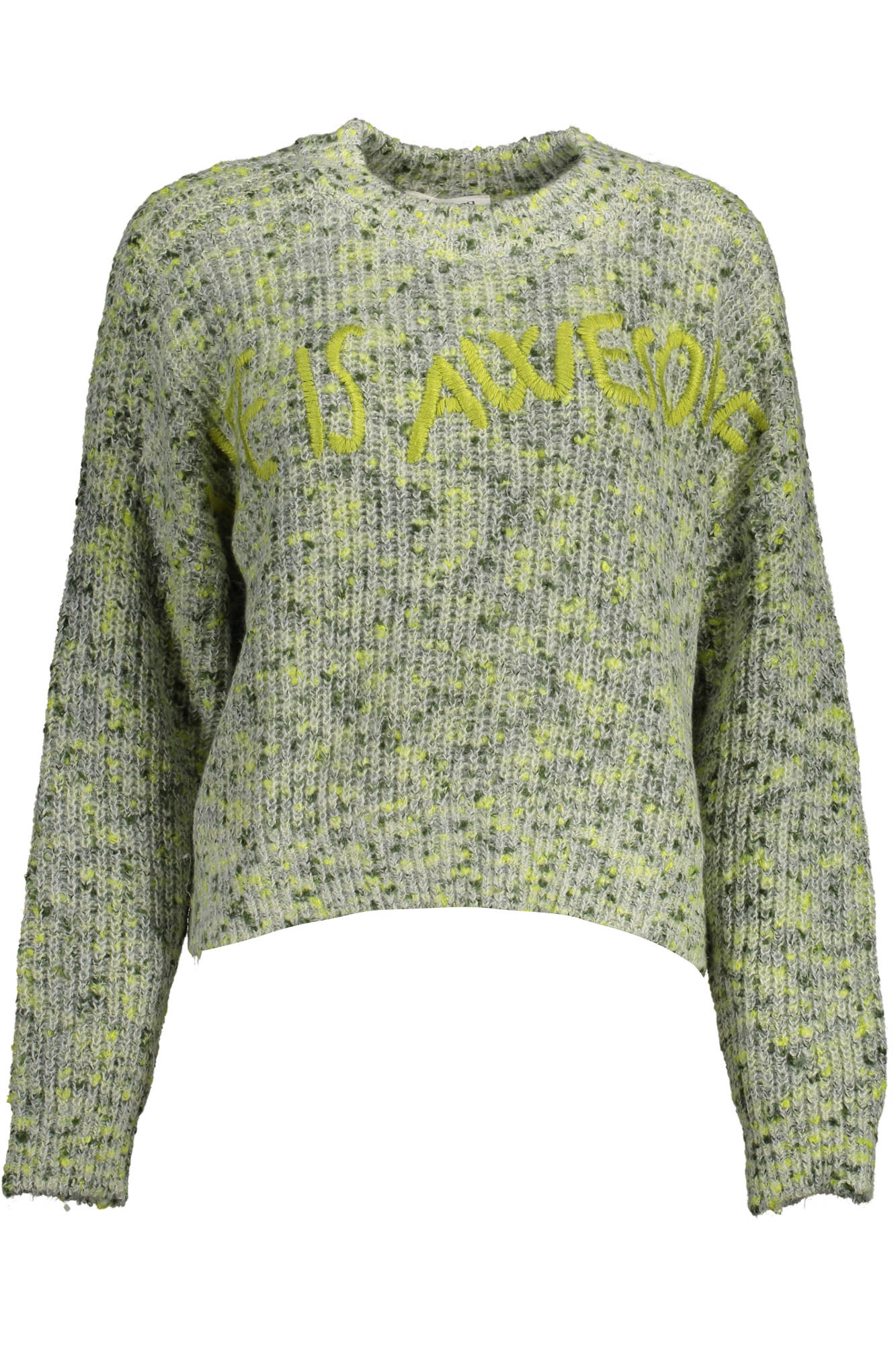 "JERSEY MUJER VERDE DESIGUAL"-1