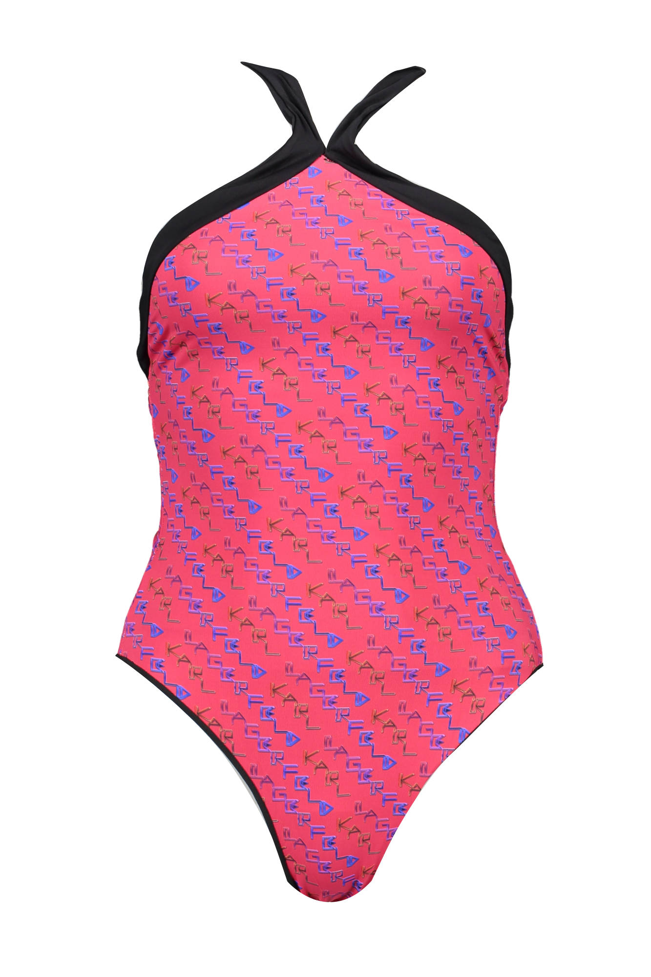 "KARL LAGERFELD BAÑADOR ENTERO MUJER ROJO"-1