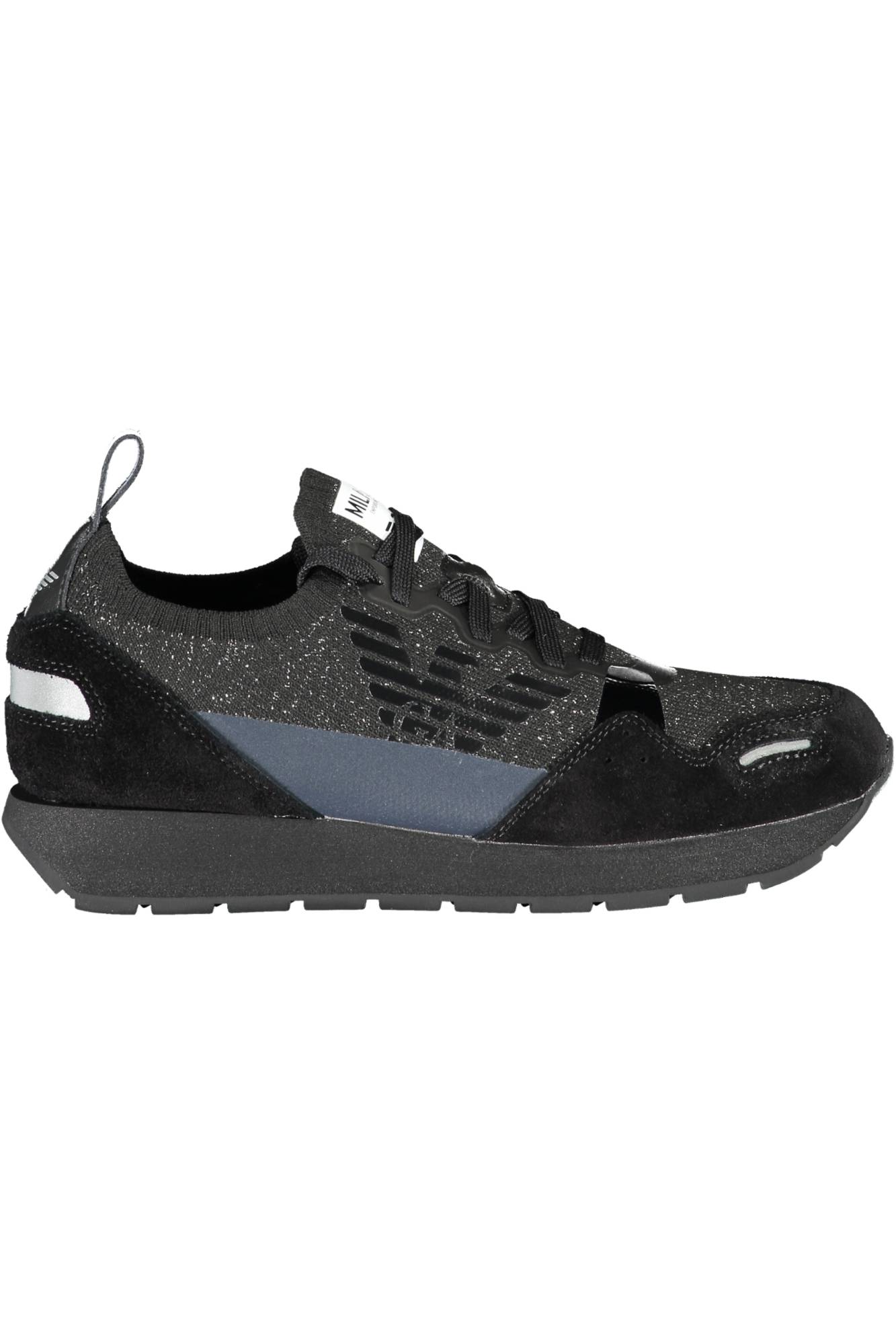 "ZAPATOS DEPORTIVOS DE MUJER EMPORIO ARMANI NEGROS"-1