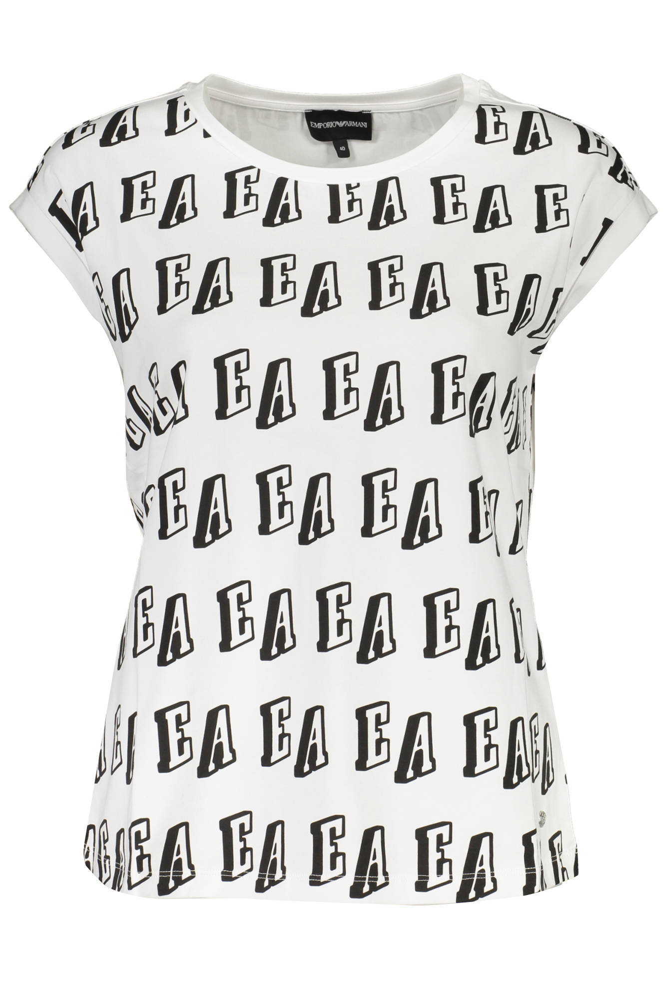 "CAMISETA SIN MANGAS EMPORIO ARMANI MUJER BLANCO"-1