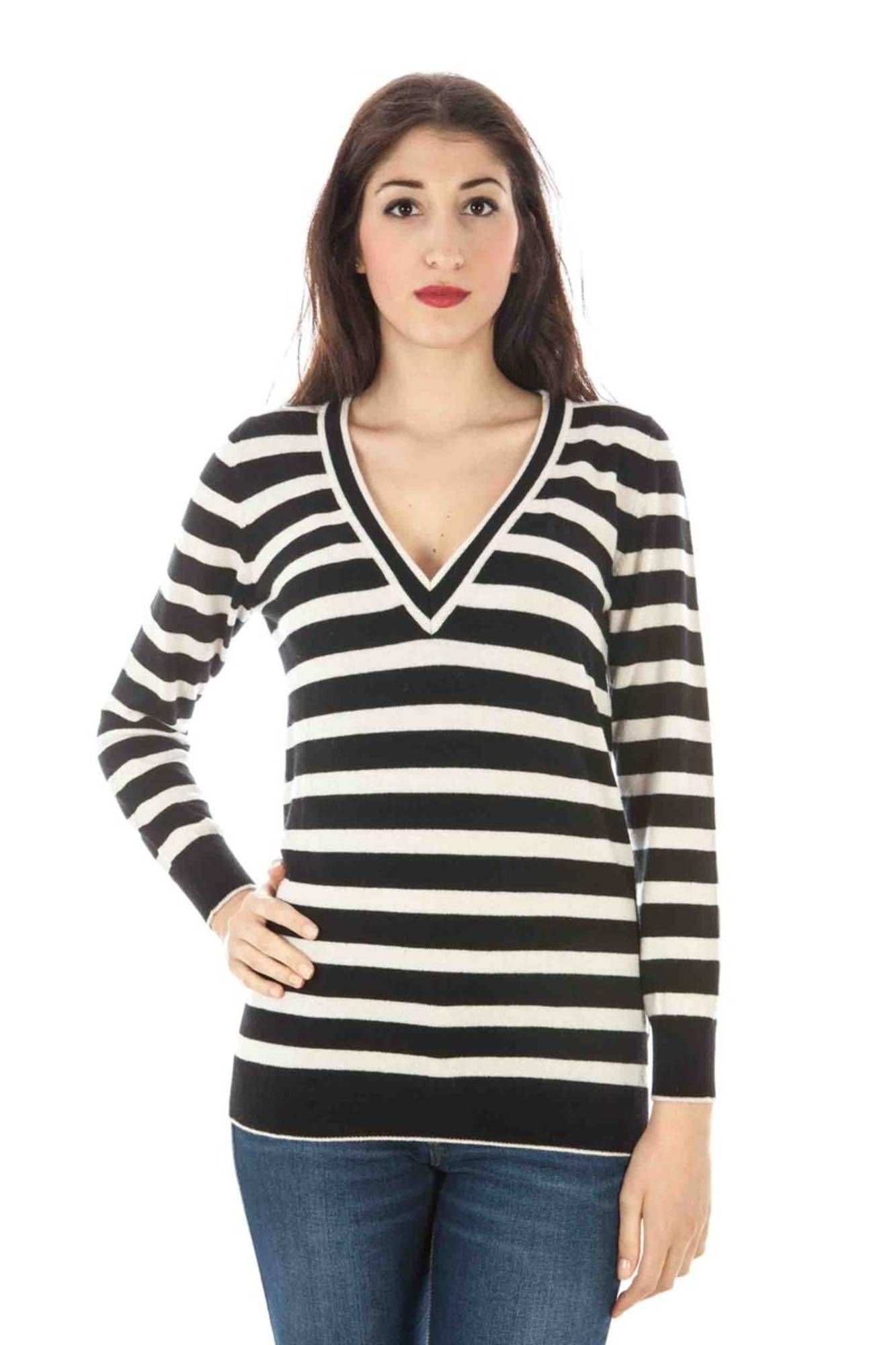"JERSEY NEGRO MUJER FRED PERRY"-1