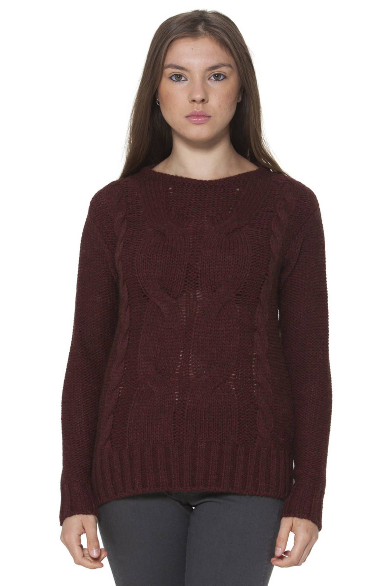 "JERSEY ROJO MUJER FRED PERRY"-1