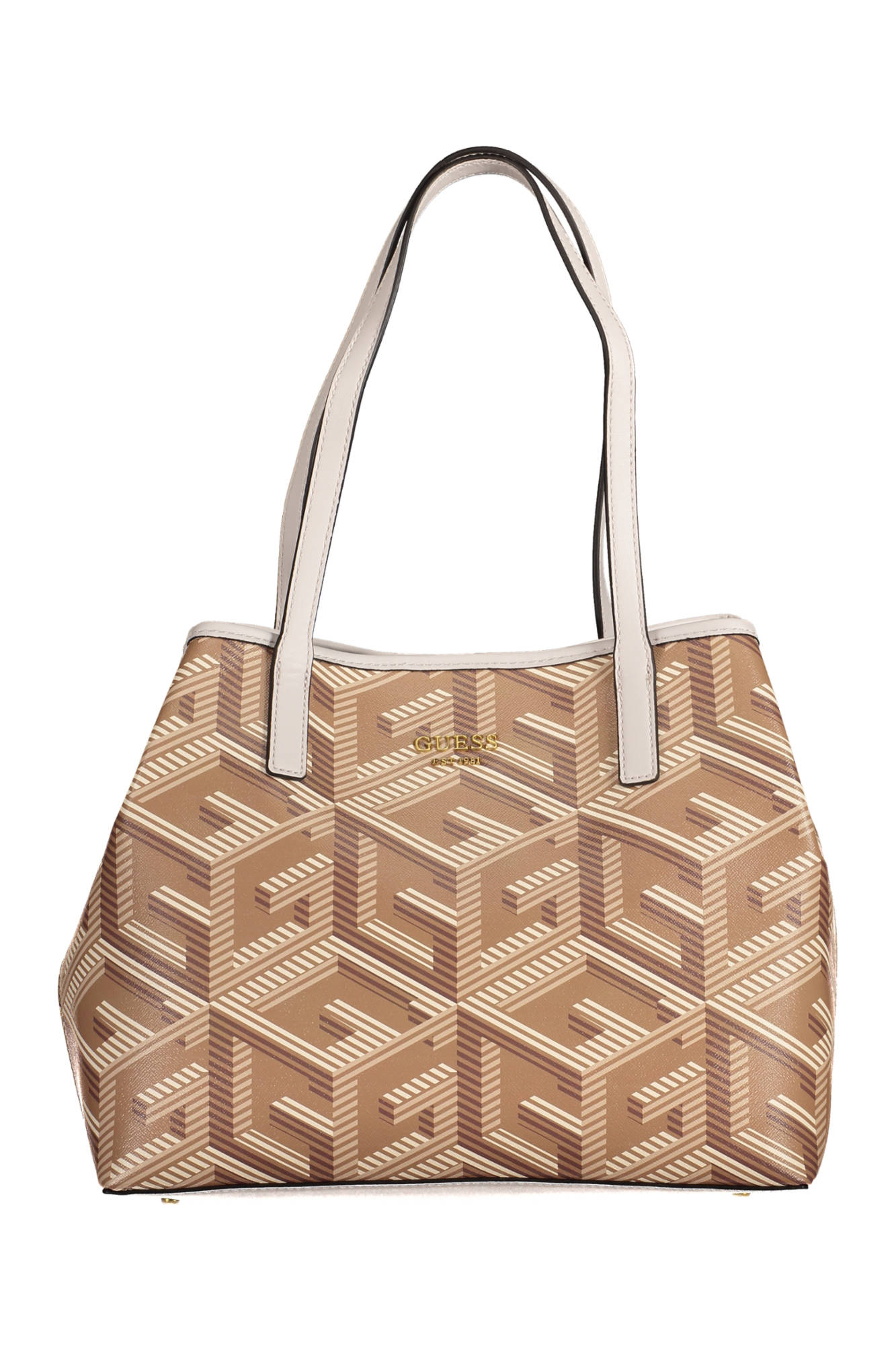 "BOLSO MUJER GUESS JEANS BEIGE"-1