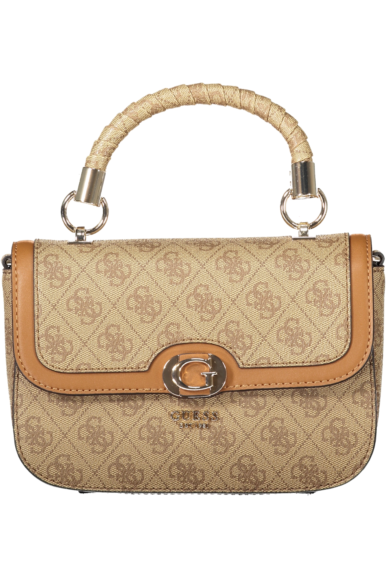 "BOLSO GUESS JEANS MUJER BEIGE"-1