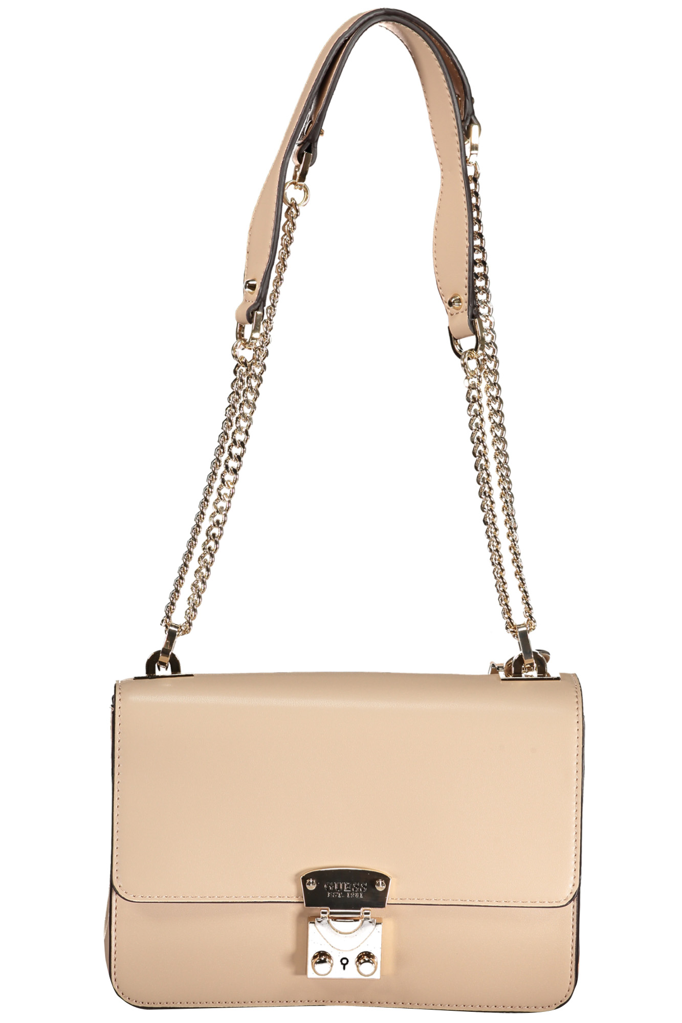 "BOLSO MUJER GUESS JEANS BEIGE"-1