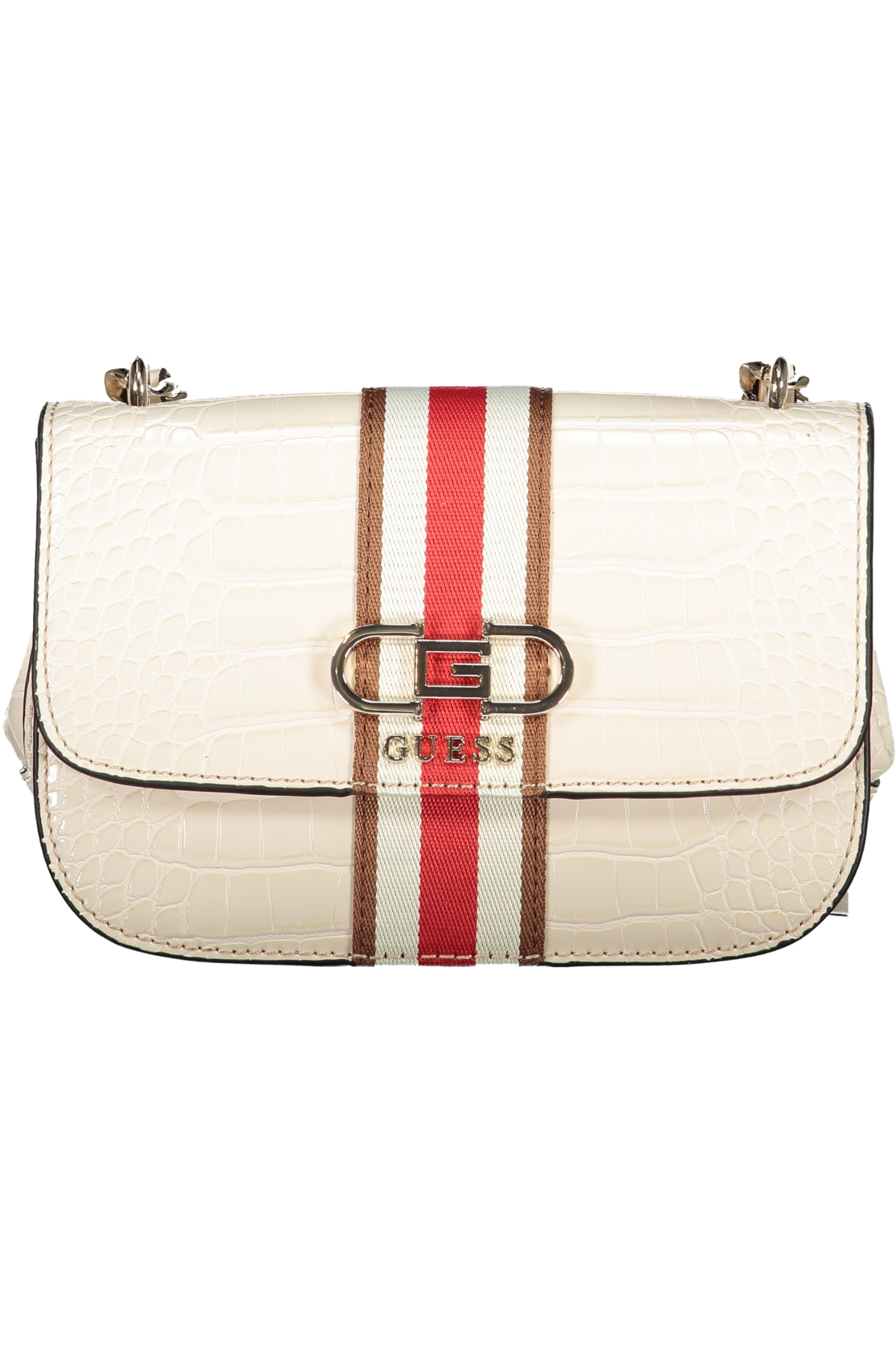 "BOLSO MUJER GUESS JEANS BEIGE"-1