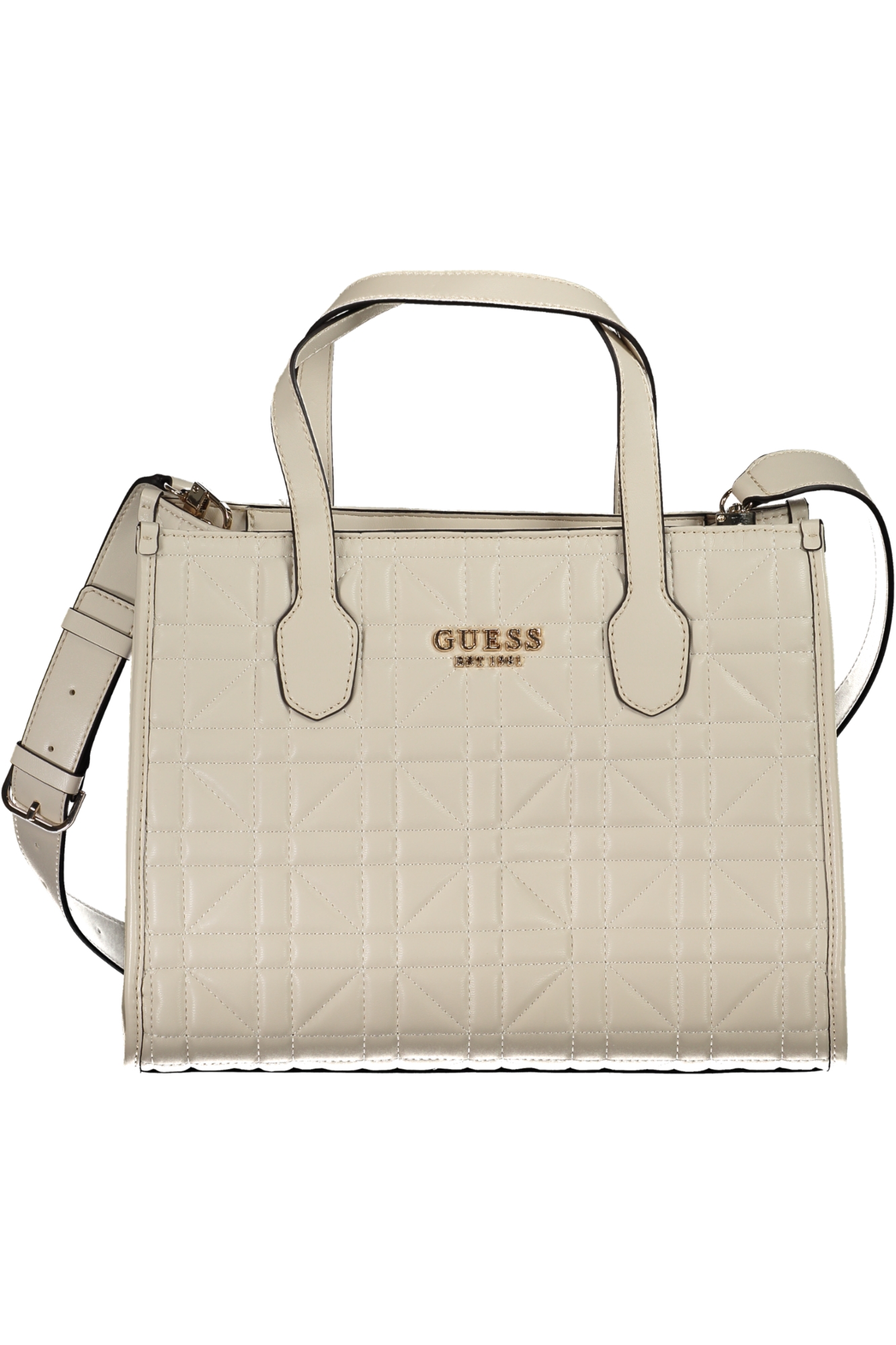 "BOLSO MUJER GUESS JEANS BEIGE"-1