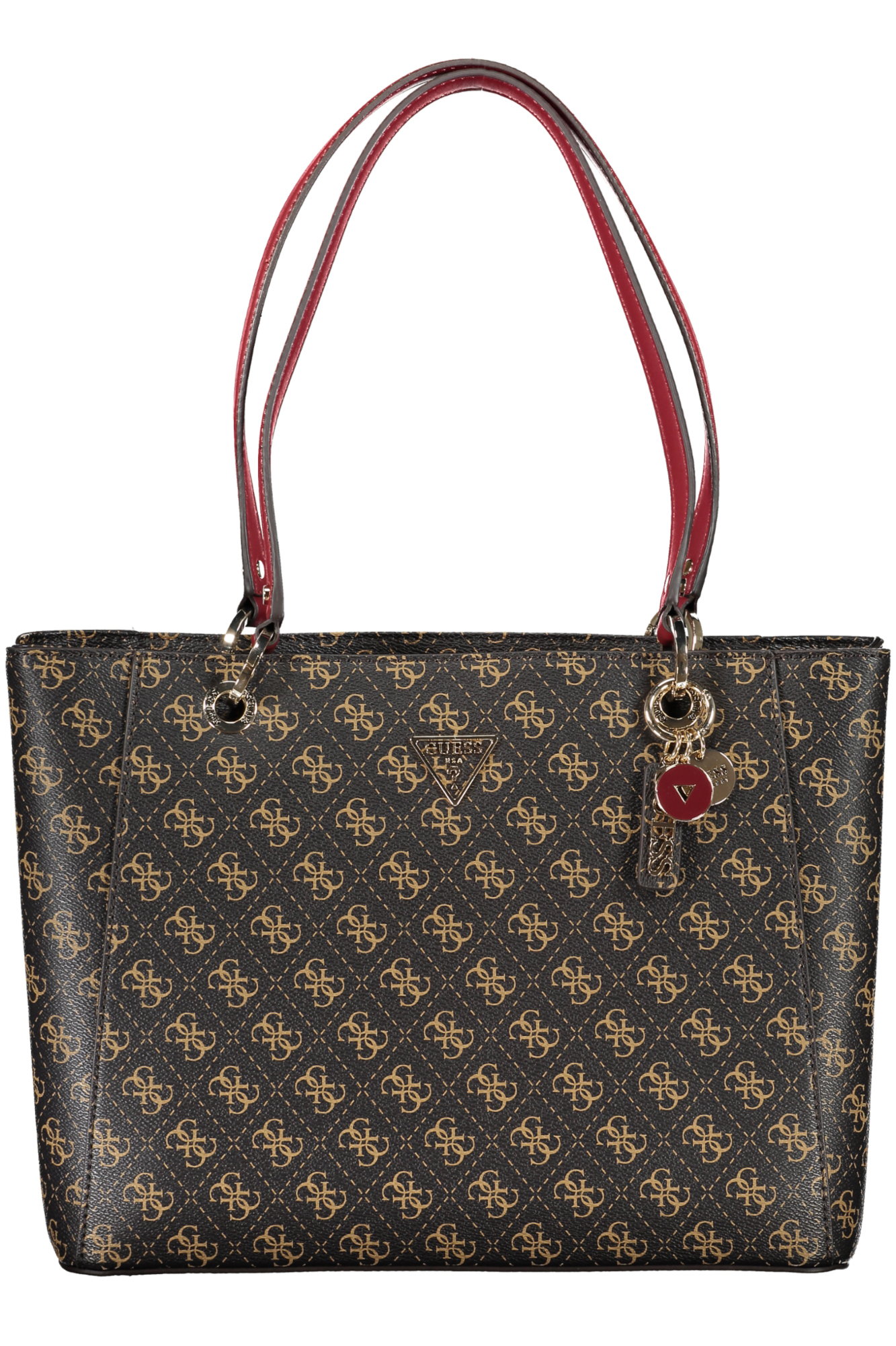 "BOLSO MUJER GUESS JEANS MARRÓN"-1
