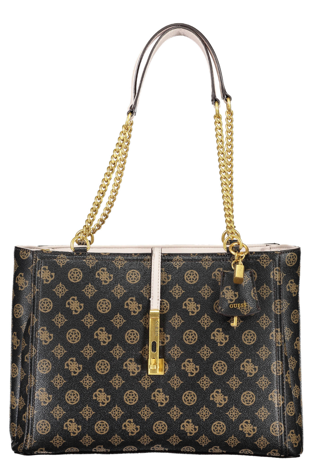 "BOLSO MUJER GUESS JEANS MARRÓN"-1