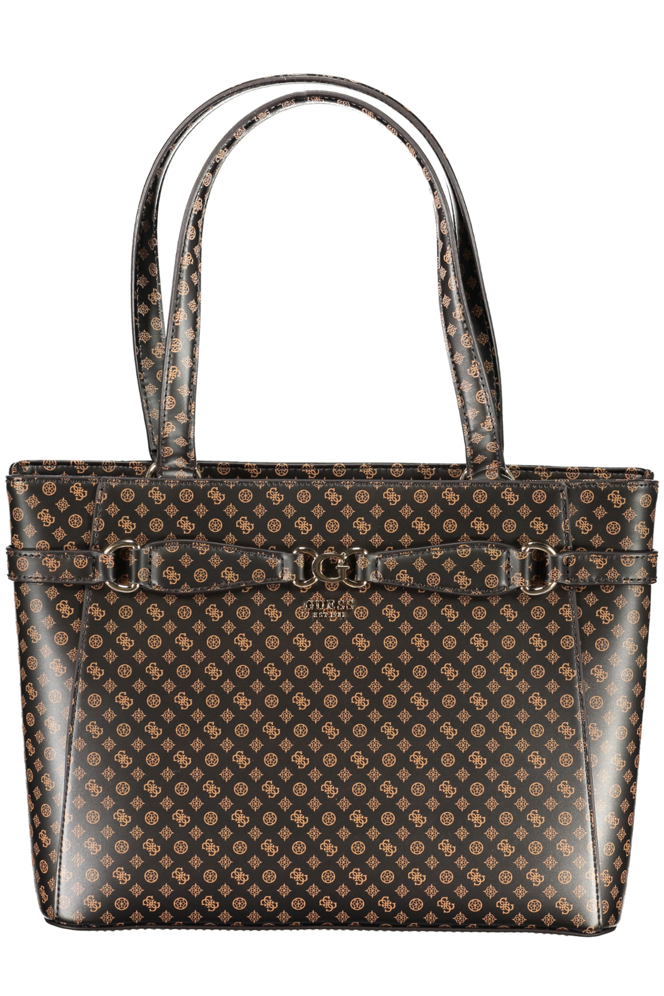 "BOLSO MUJER GUESS JEANS MARRÓN"-1