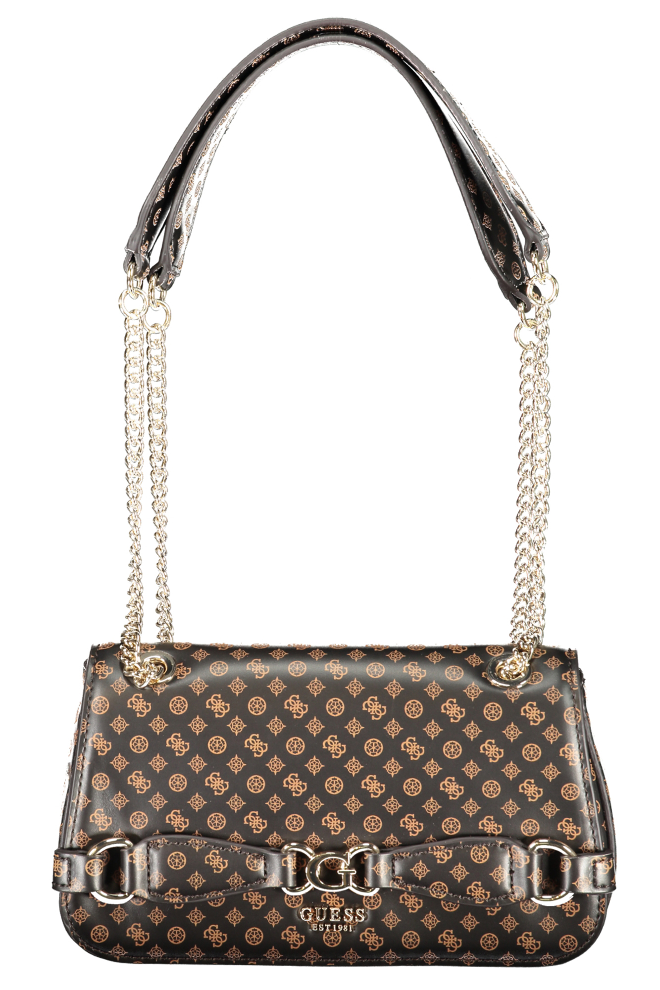 "BOLSO MUJER GUESS JEANS MARRÓN"-1