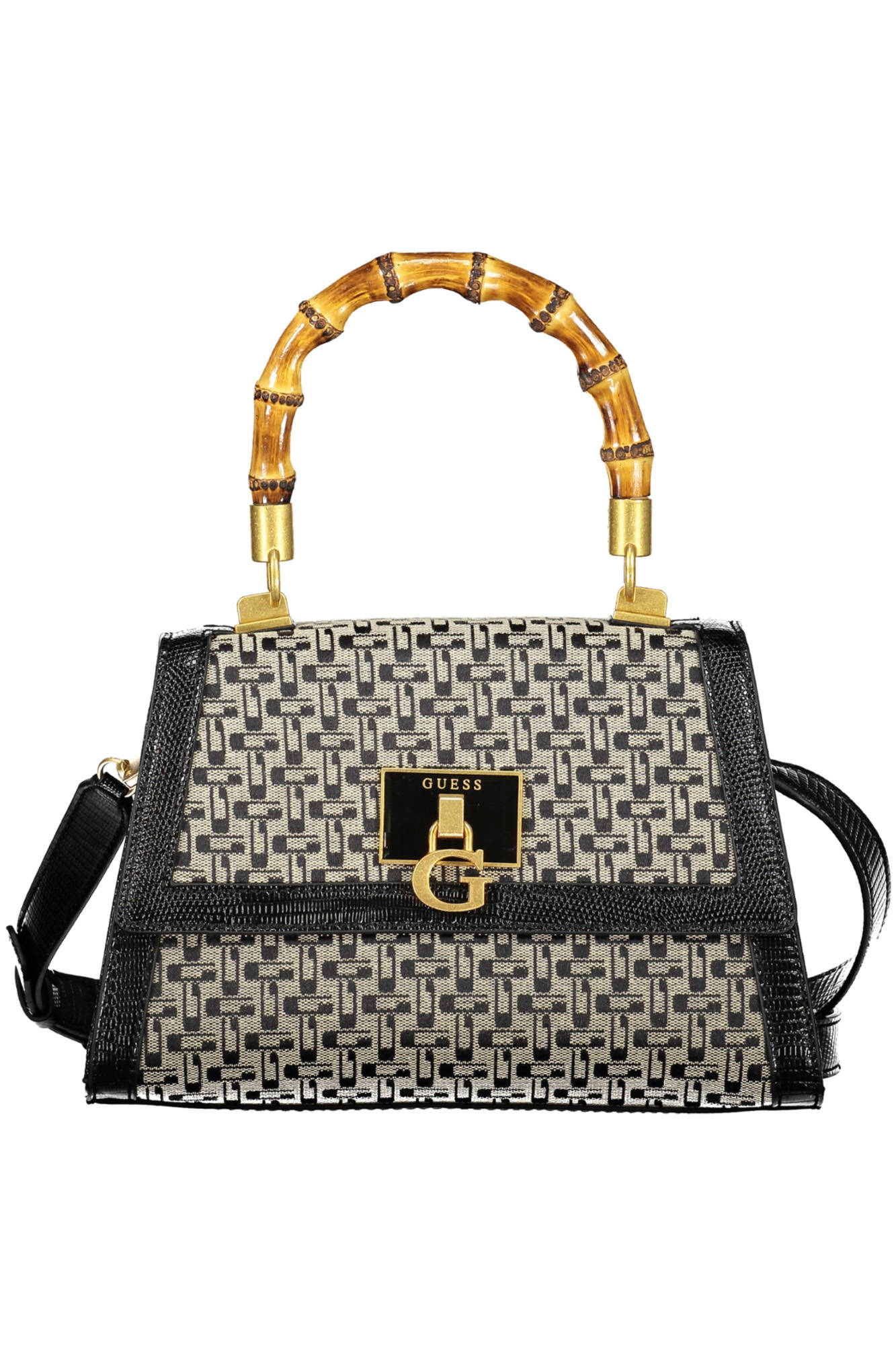"BOLSO MUJER GUESS JEANS NEGRO"-1