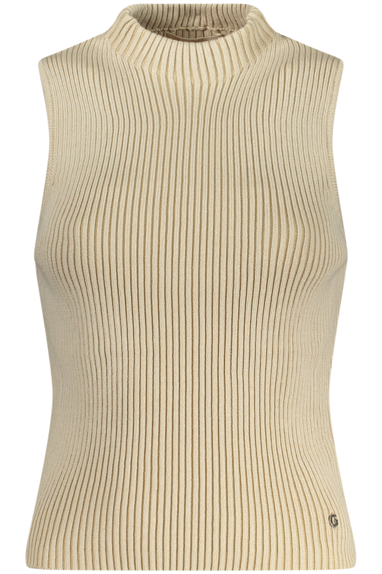 "CAMISETA TIRANTES MUJER GUESS JEANS BEIGE"-1