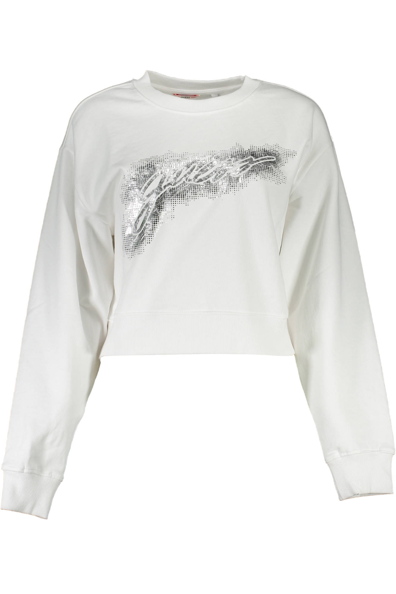 "SUDADERA GUESS JEANS SIN CREMALLERA MUJER BLANCO"-1