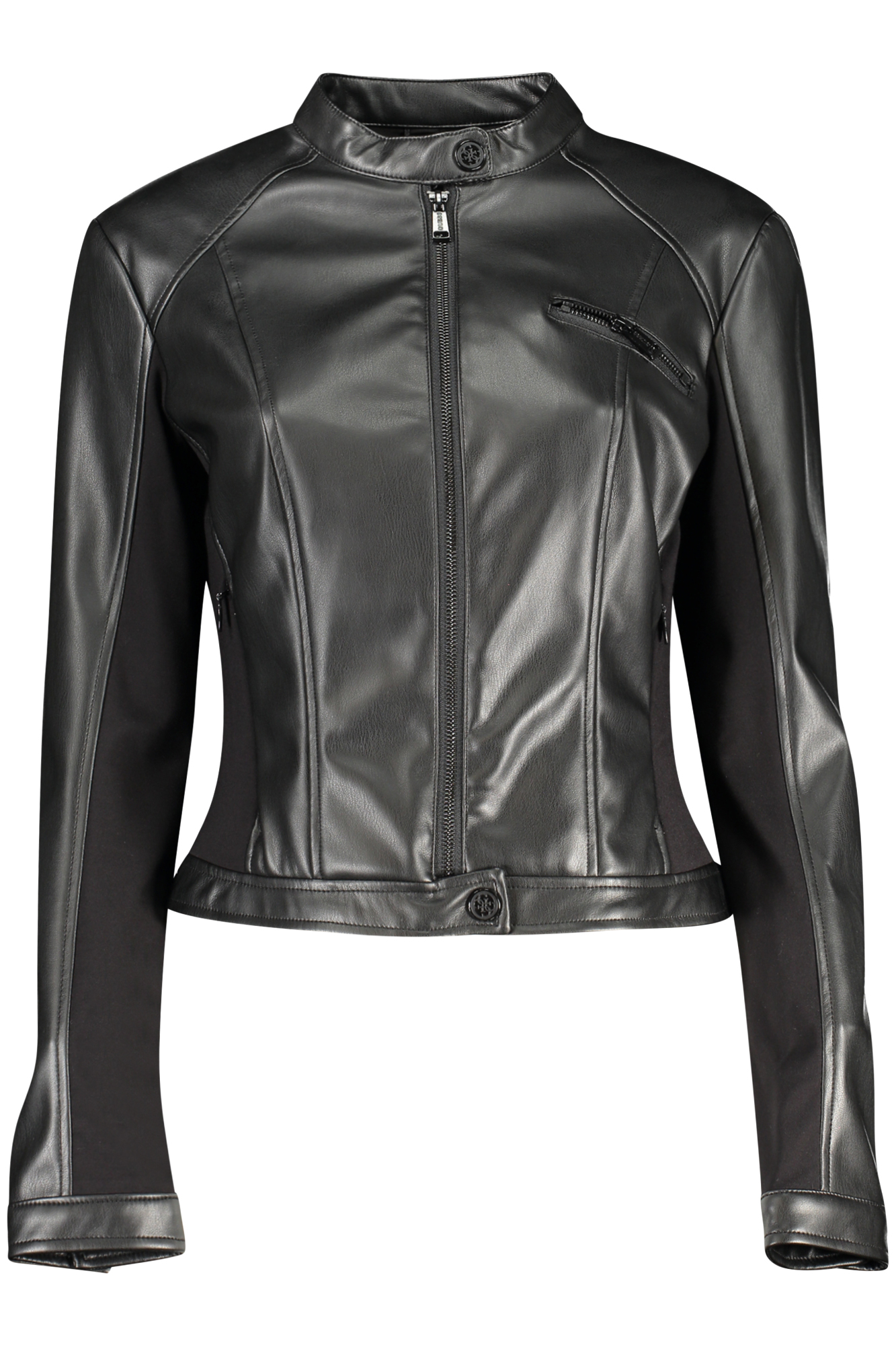 "CHAQUETA DEPORTIVA GUESS JEANS MUJER NEGRO"-1