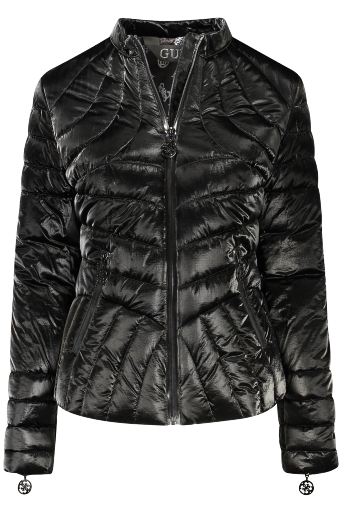 "CHAQUETA NEGRA GUESS JEANS PARA MUJER"-1