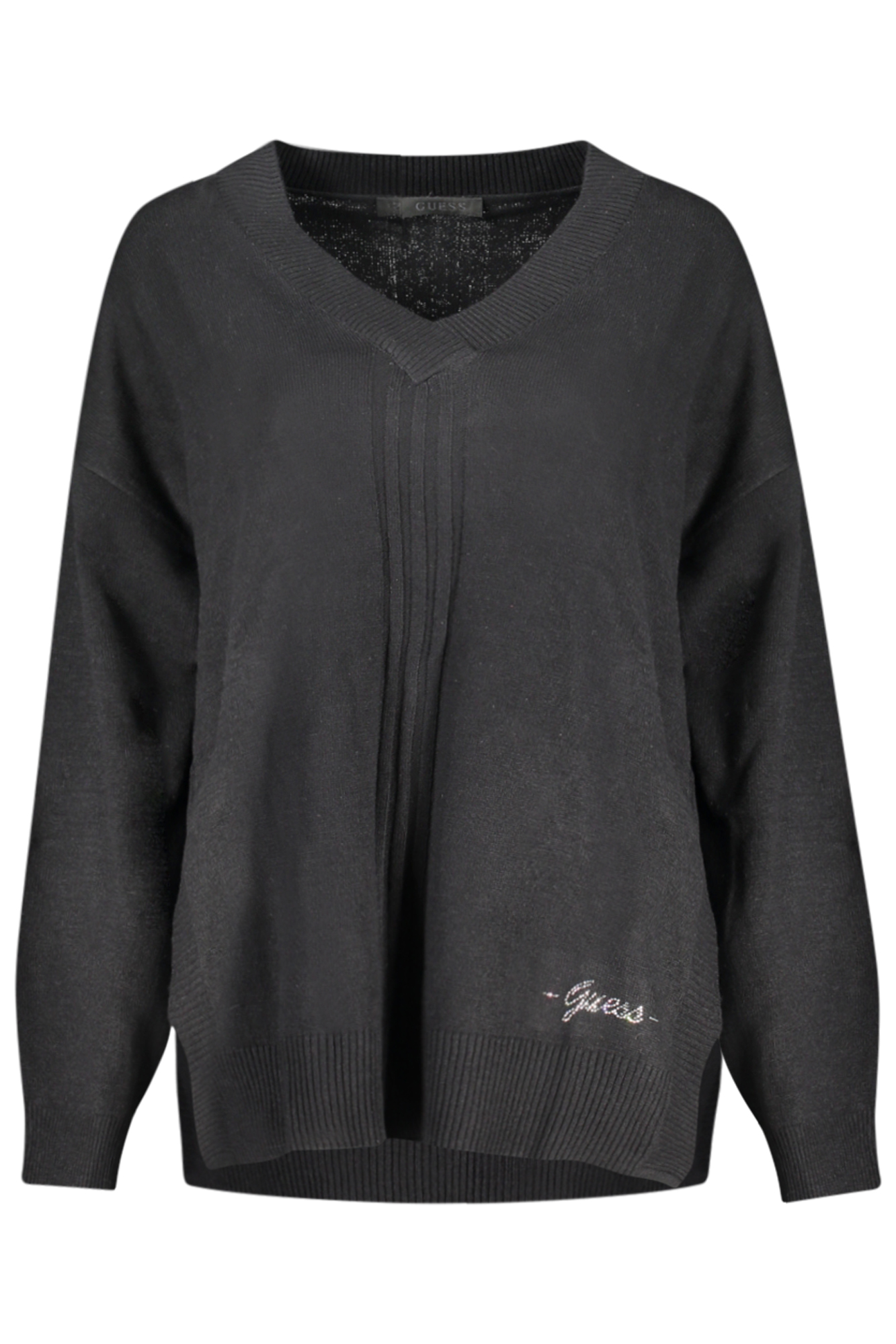 "SUDADERA GUESS JEANS MUJER NEGRO"-1