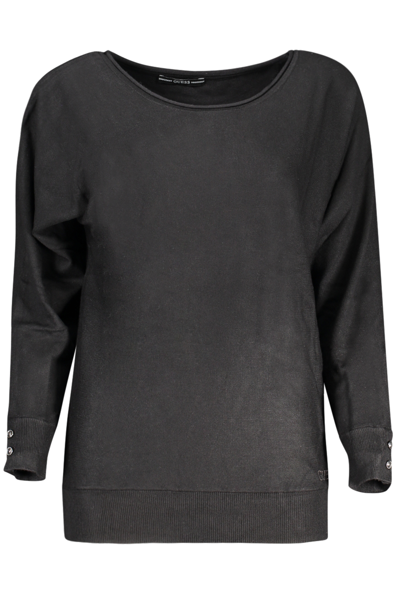 "SUDADERA GUESS JEANS MUJER NEGRO"-1