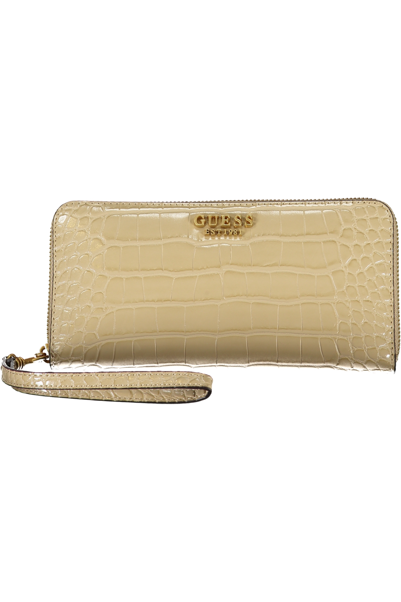 "CARTERA MUJER GUESS JEANS BEIGE"-1