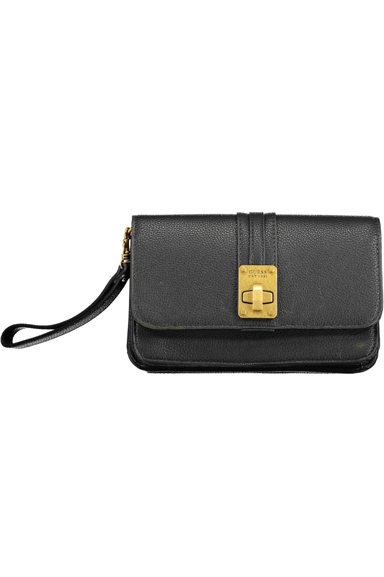 "CARTERA MUJER GUESS JEANS NEGRO"-1