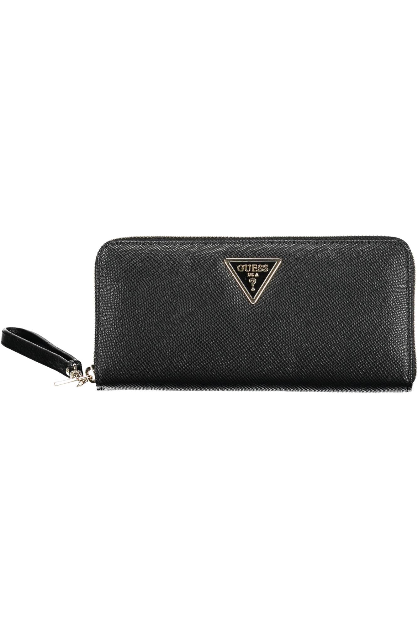 "CARTERA MUJER GUESS JEANS NEGRO"-1