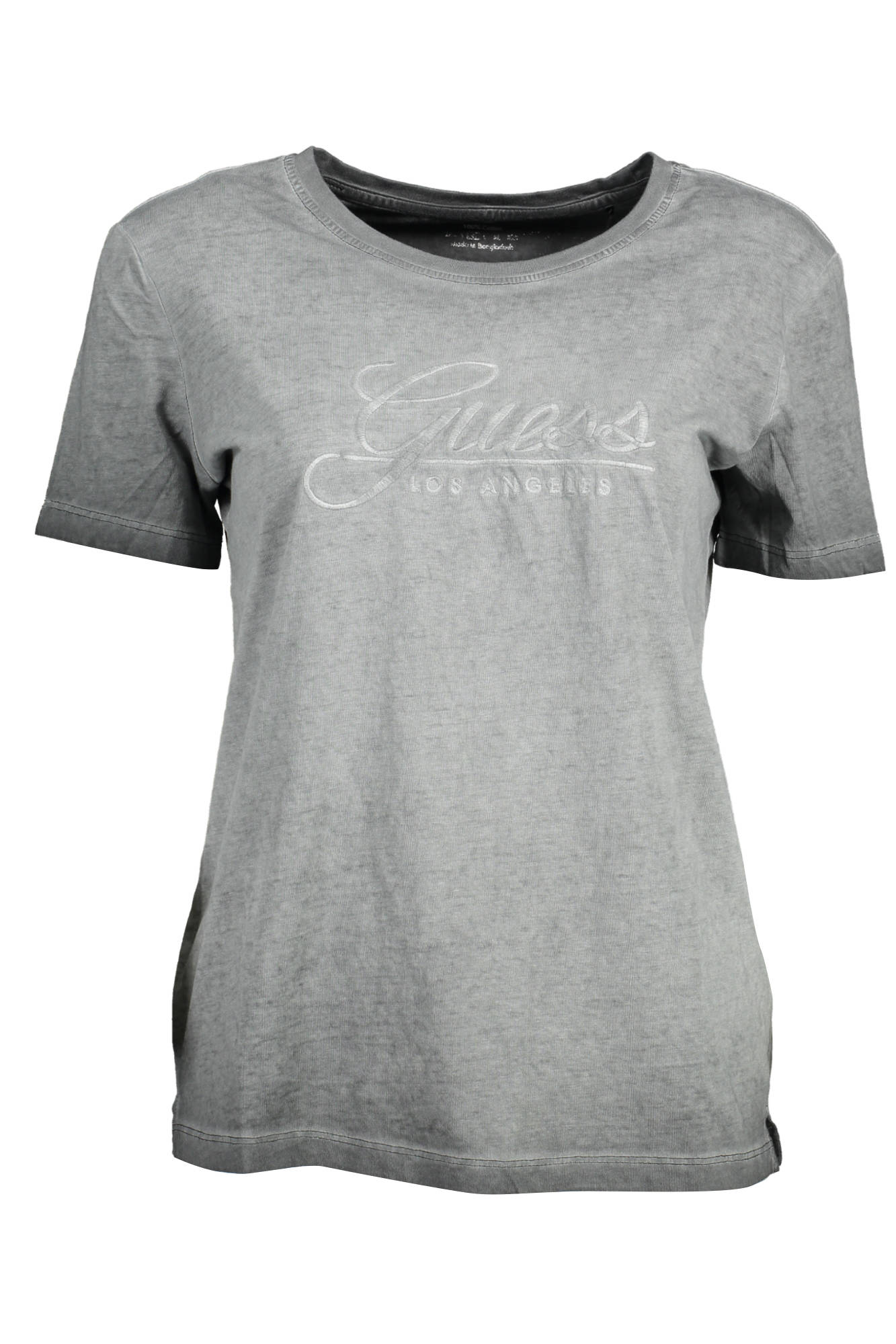 "CAMISETA MANGA CORTA MUJER GUESS JEANS NEGRO"-1
