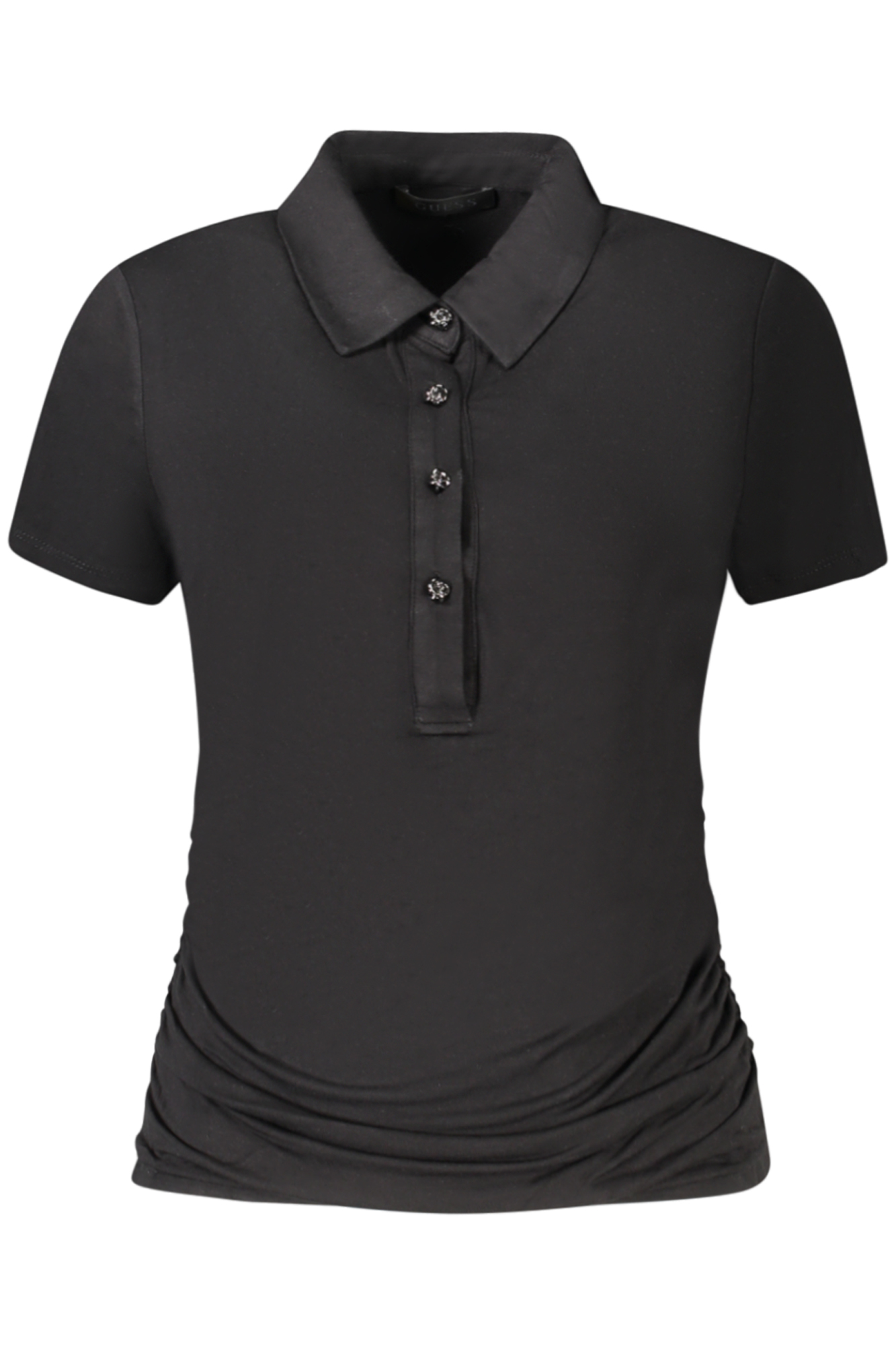 "CAMISETA GUESS JEANS MANGA CORTA MUJER NEGRA"-1