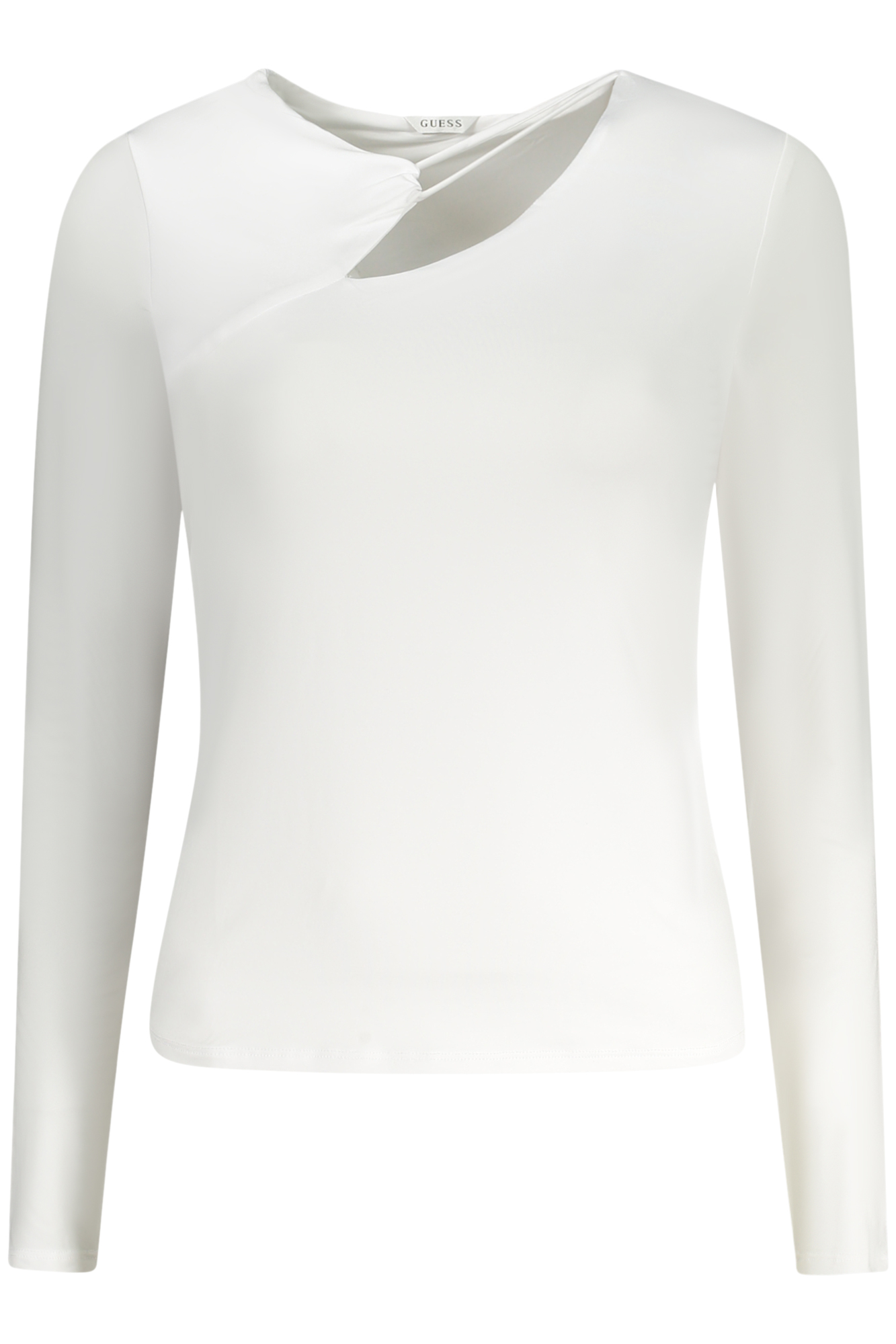 "CAMISETA MANGA LARGA GUESS JEANS MUJER BLANCA"-1