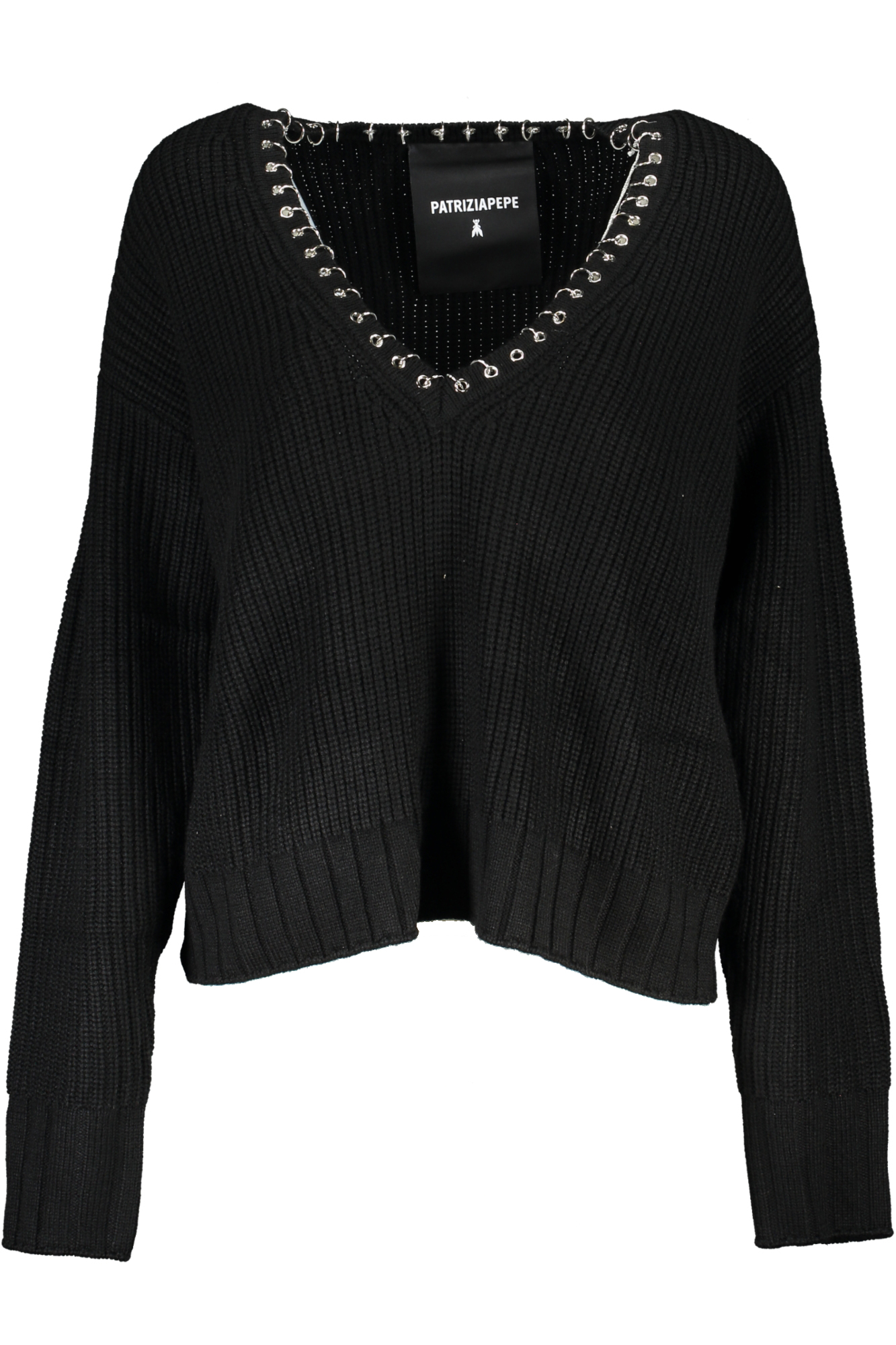 "JERSEY MUJER NEGRO PATRIZIA PEPE"-1