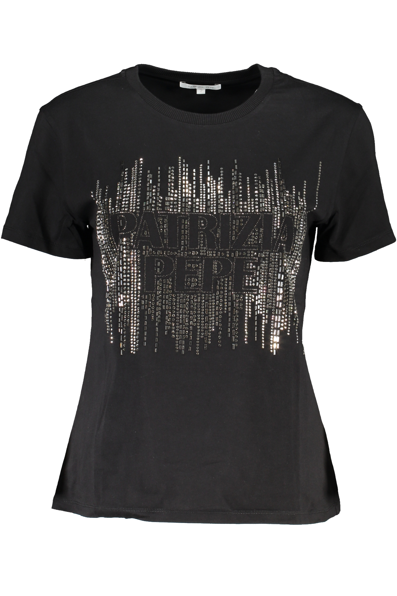 "CAMISETA MANGA CORTA MUJER PATRIZIA PEPE NEGRO"-1