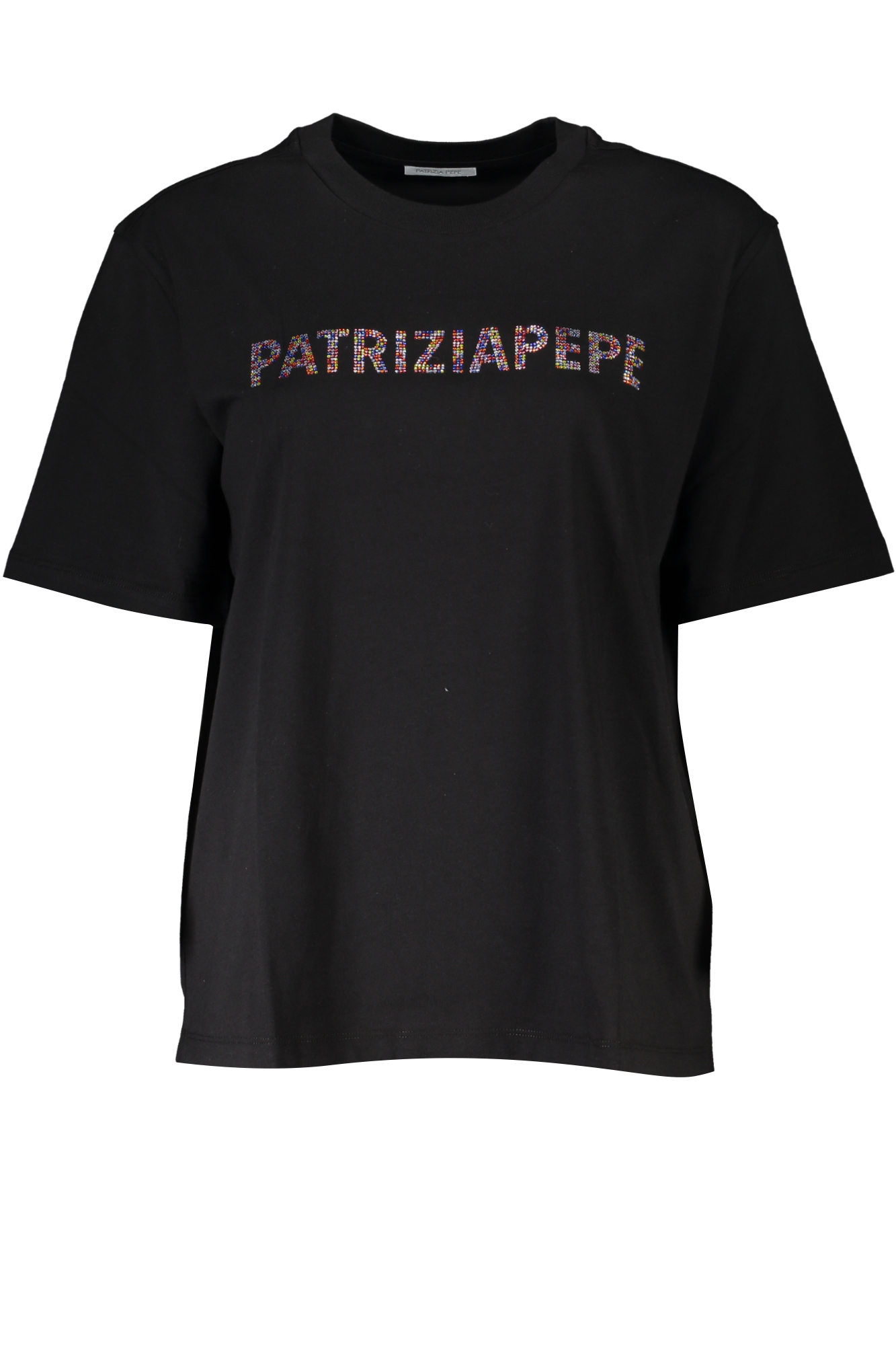 "CAMISETA MANGA CORTA MUJER PATRIZIA PEPE NEGRO"-1