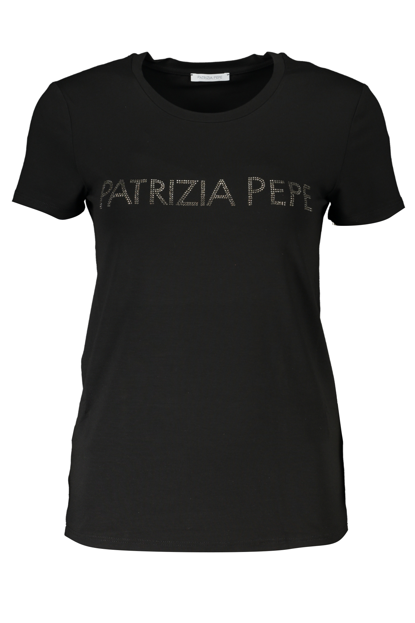 "CAMISETA MANGA CORTA MUJER PATRIZIA PEPE NEGRO"-1