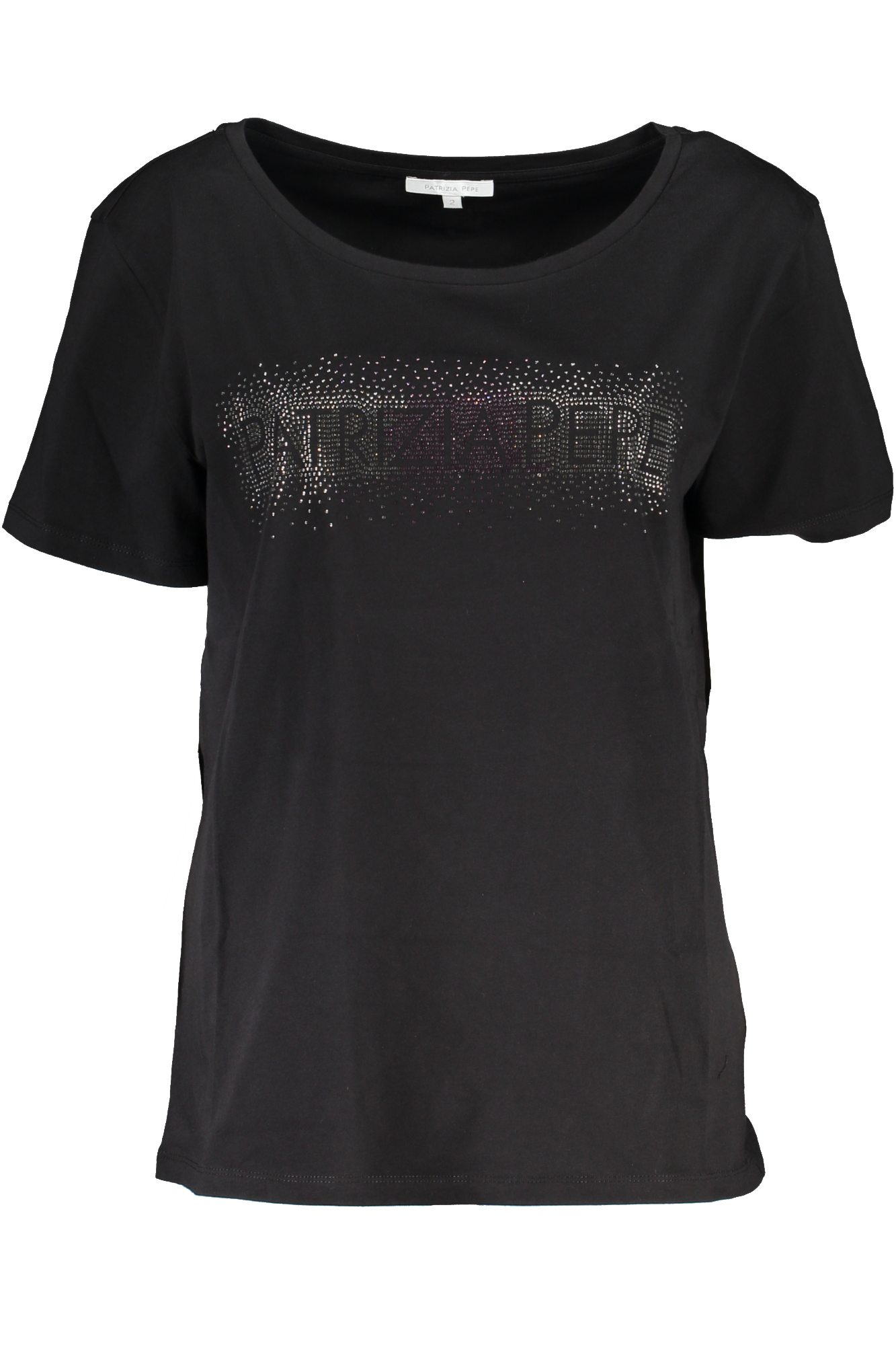 "CAMISETA MANGA CORTA MUJER PATRIZIA PEPE NEGRO"-1