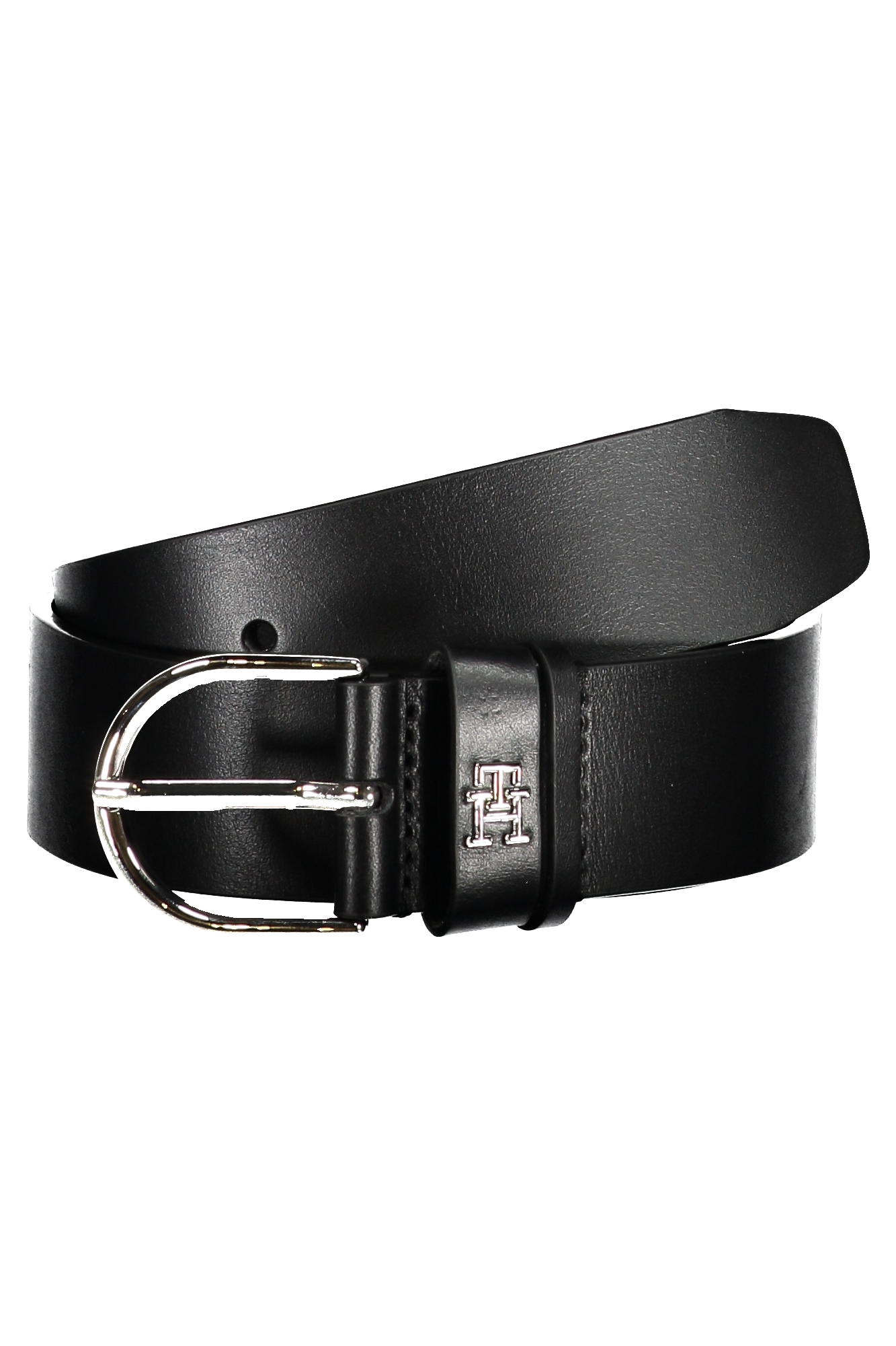 "CINTURÓN DE PIEL NEGRO MUJER TOMMY HILFIGER"-1