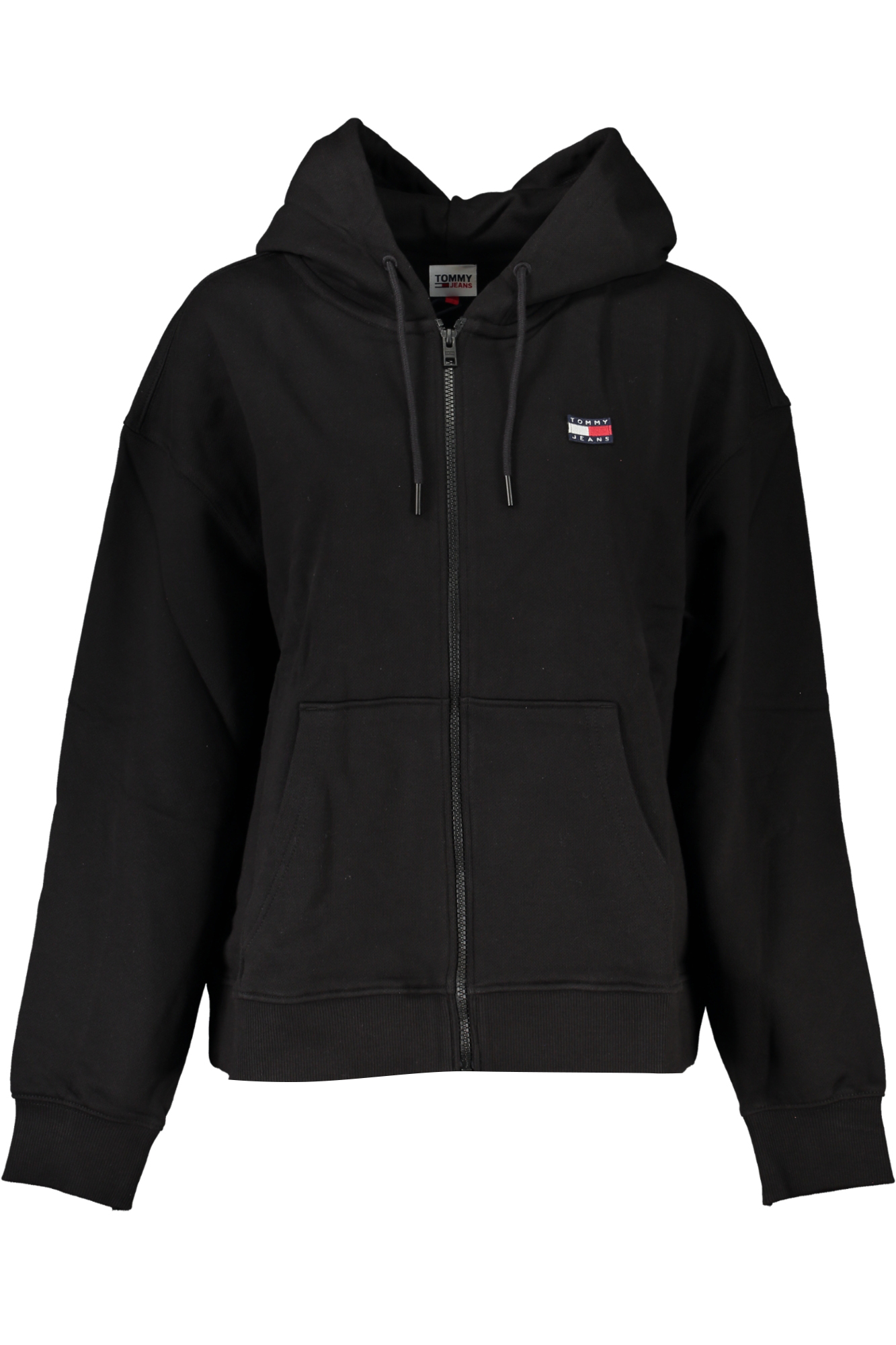 "SUDADERA TOMMY HILFIGER MUJER NEGRO CREMALLERA"-1