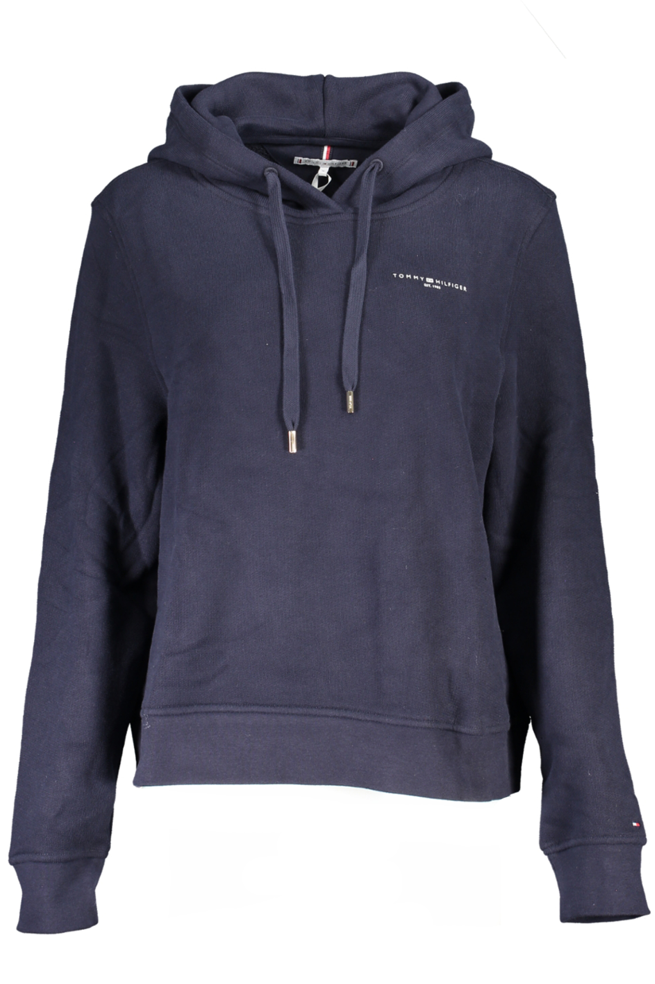 "SUDADERA MUJER TOMMY HILFIGER AZUL SIN CREMALLERA"-1
