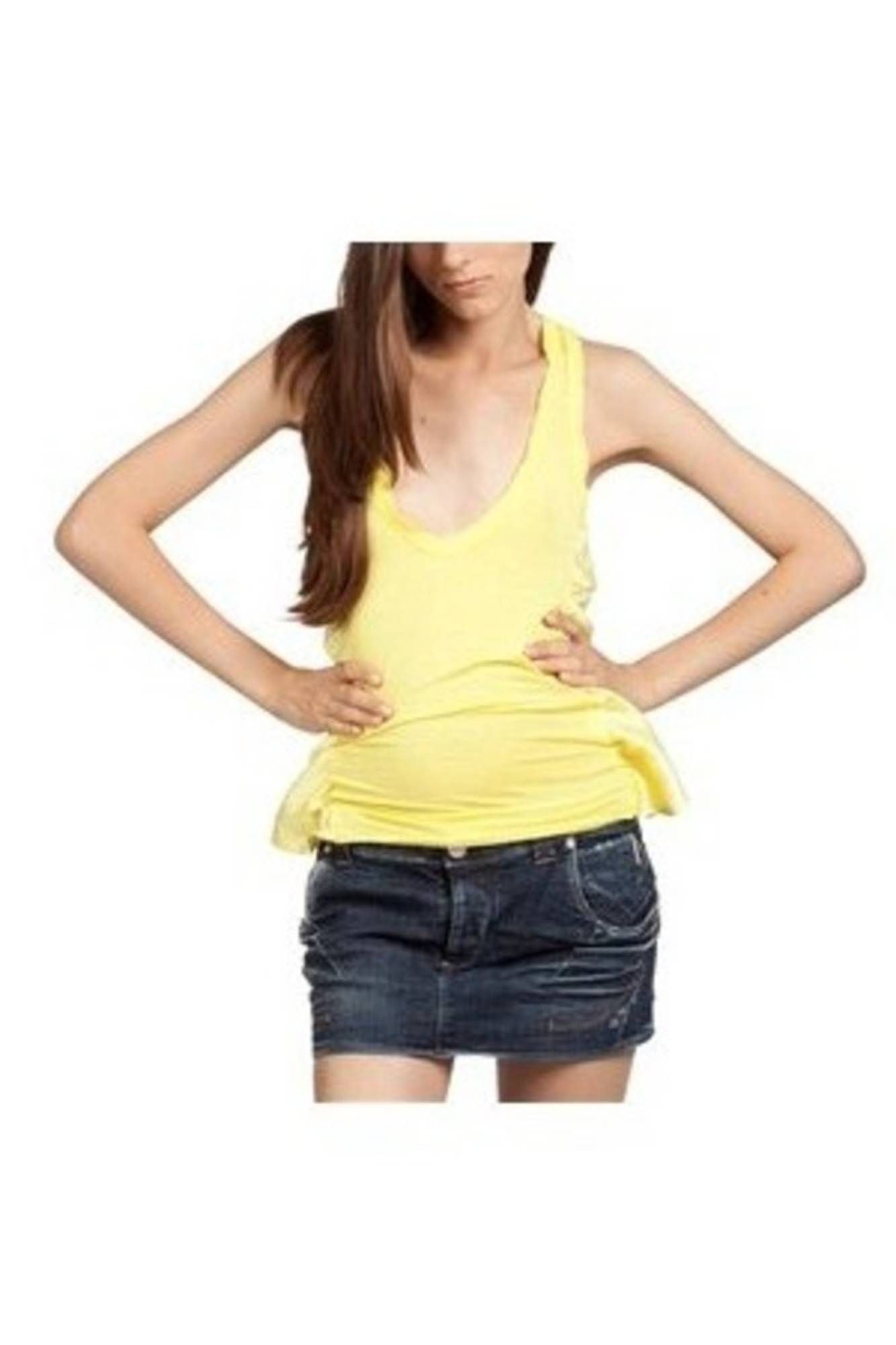 "CAMISETA MUJER AMARILLA ZUELEMENTS"-1